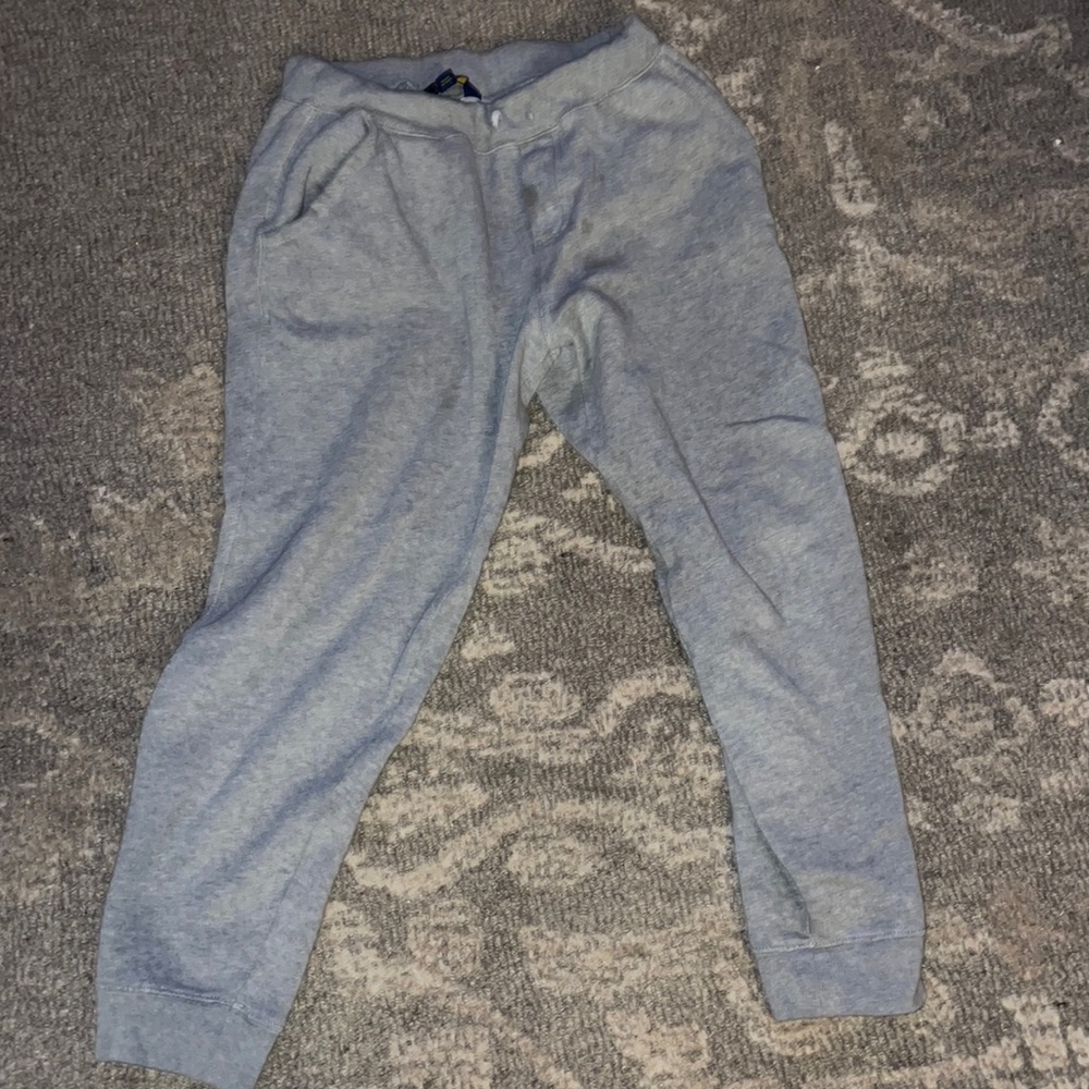Grey polo pants boys